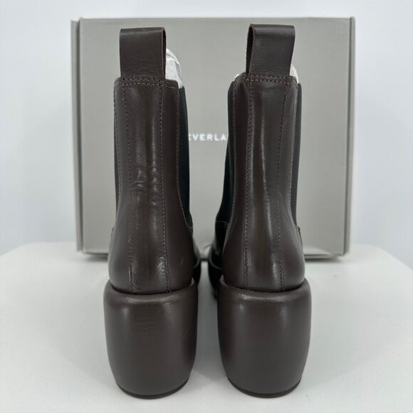Everlane The Puffa Boot in Dark Brown size 8 Chelsea Ankle 3.25" Chunky Platform - Picture 7 of 9